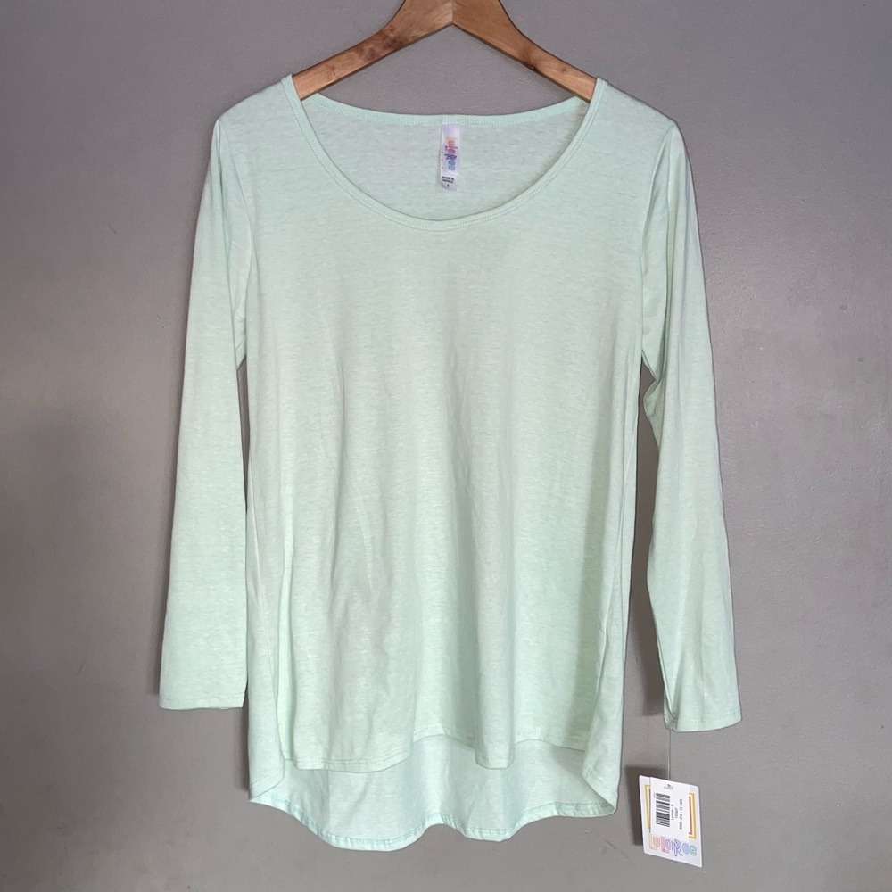 Mint Long Sleeve Lynnae Top LuLaRoe
